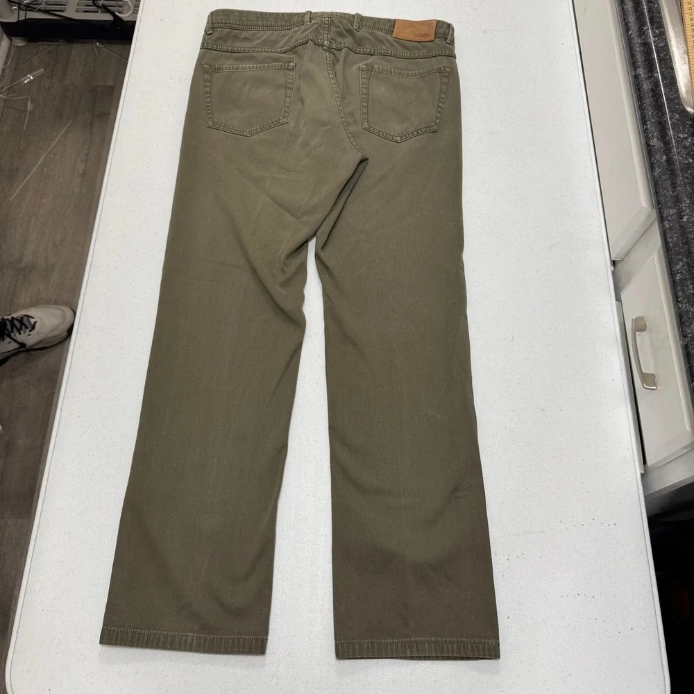 Ballin Crescent Modern Fit‎ Pima Cotton Pants Fatigue Green Mens 32x27.5